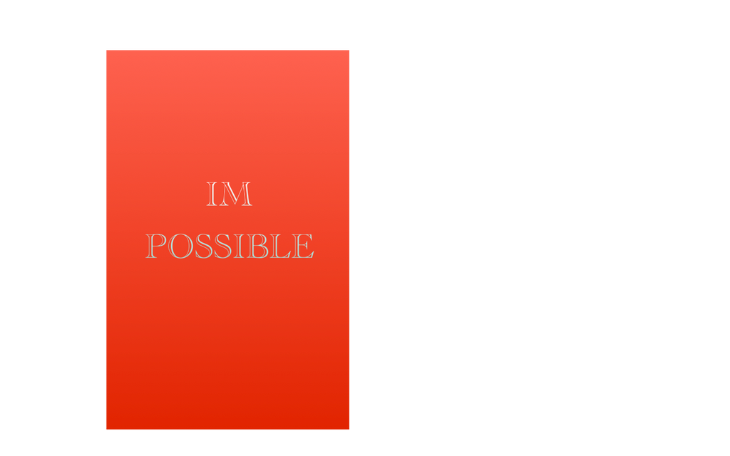 IM POSSIBLE Book